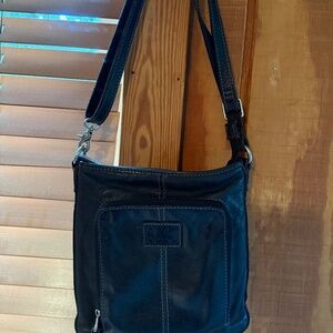 Fossil black crossbody